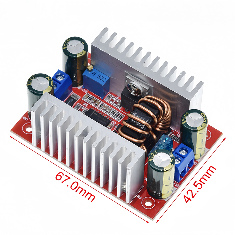 DC 400W 15A Step-Up Boost Converter Module | 8.5V–50V to 10V–60V Adjustable Power Supply | Constant Current LED Driver Charger S0307