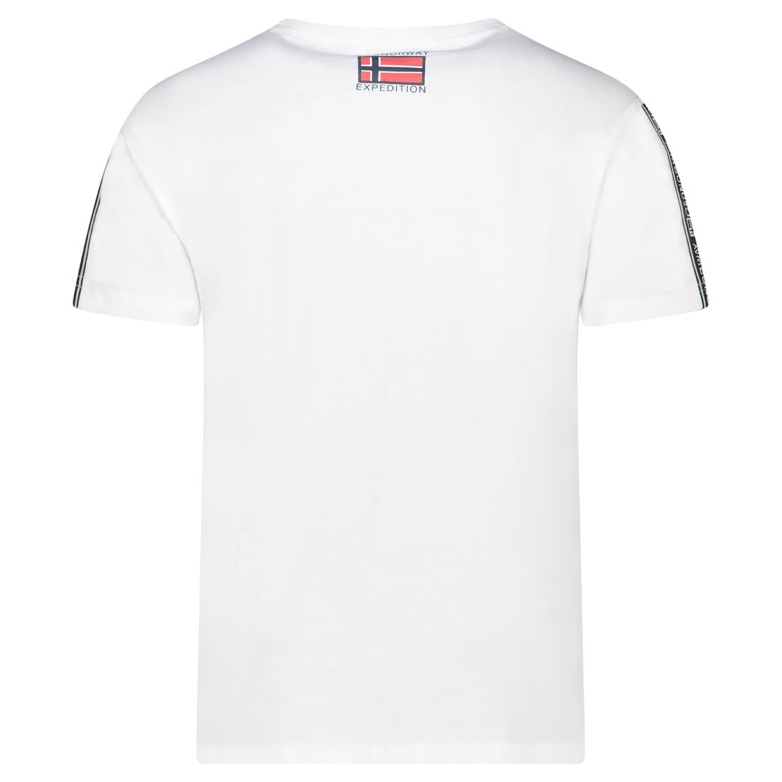 T-Shirt Men Short Sleeve with White Flag_img_1