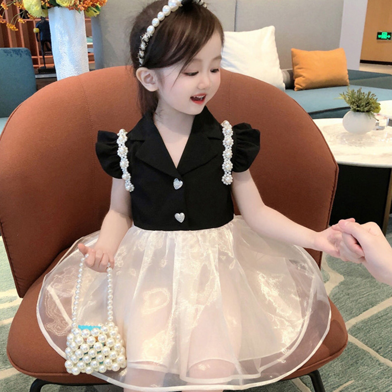 Kids Girls Princess Velvet Elegant Dress (1–7 Years)