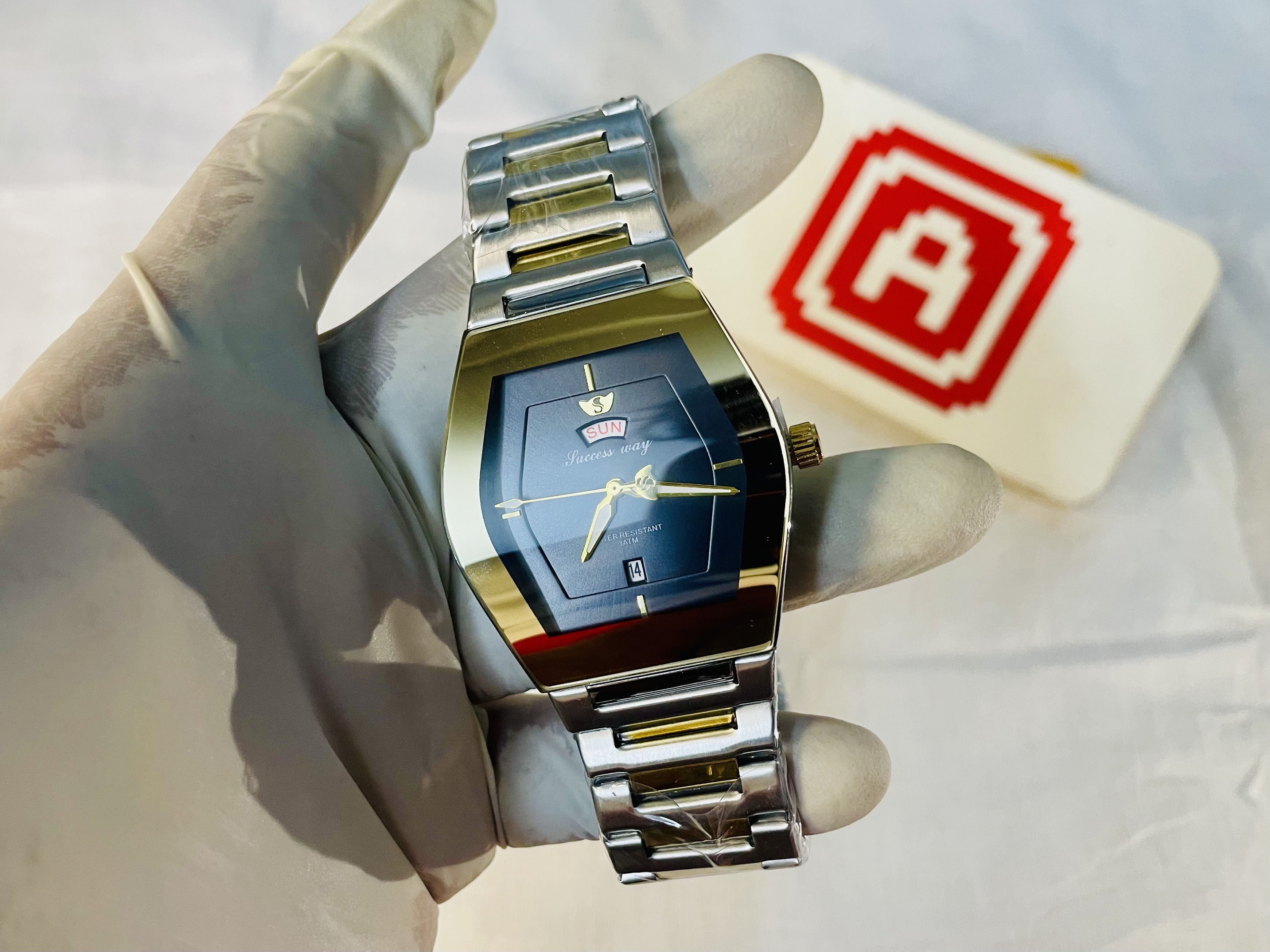 Steel Glass Watch