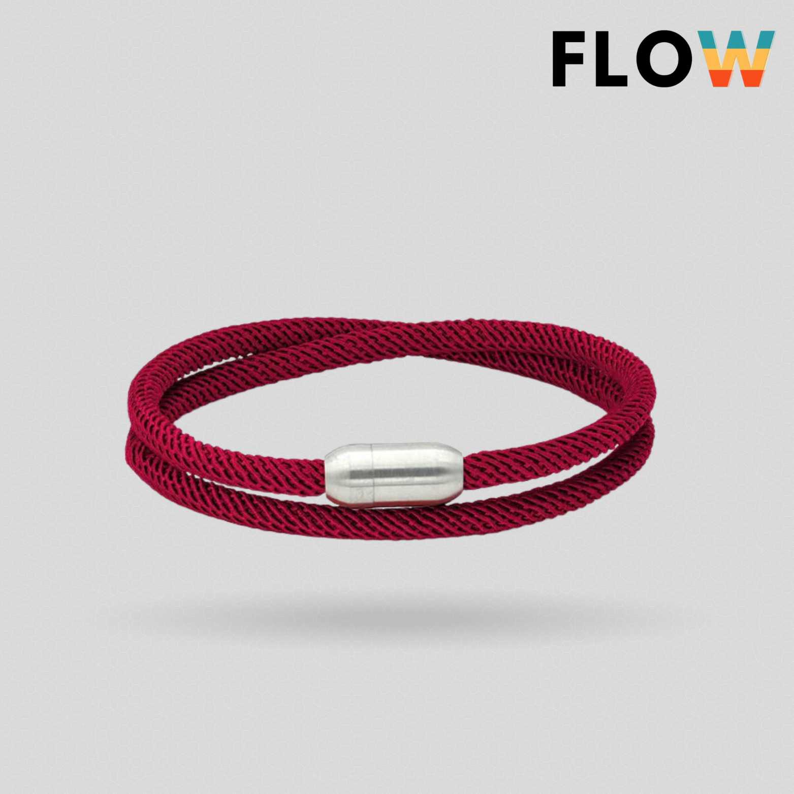 Magnetic Rope Bracelet [Wine Red]