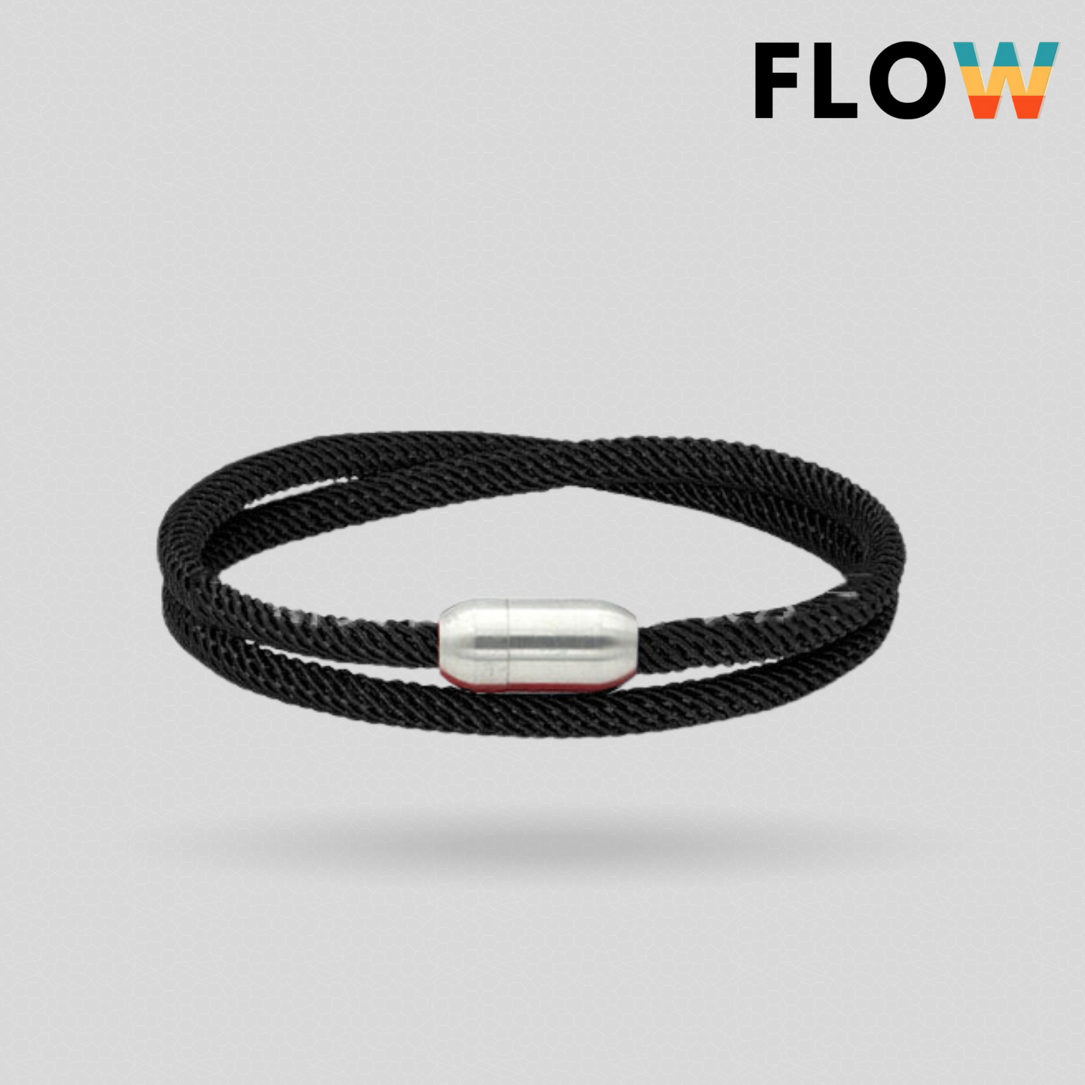 Magnatic Rope Bracelet [Black]