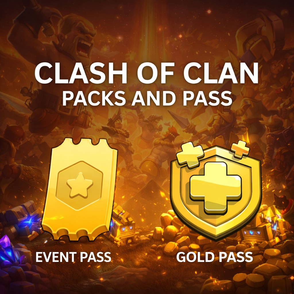 Clash of Clans Pass & Packs - ID Method