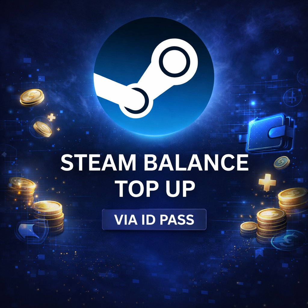 Steam Wallet Top Up - ID Pass Method | Bangladesh
