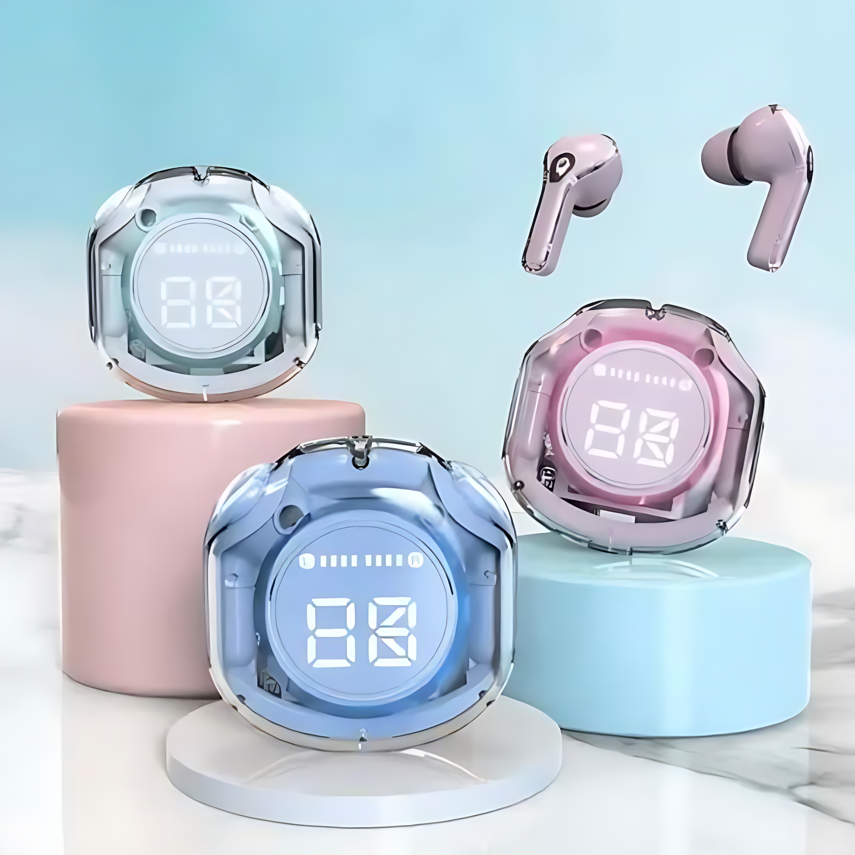 Ultrapods Pro Wireless 5.3 Earbuds with ANC Sound Quality