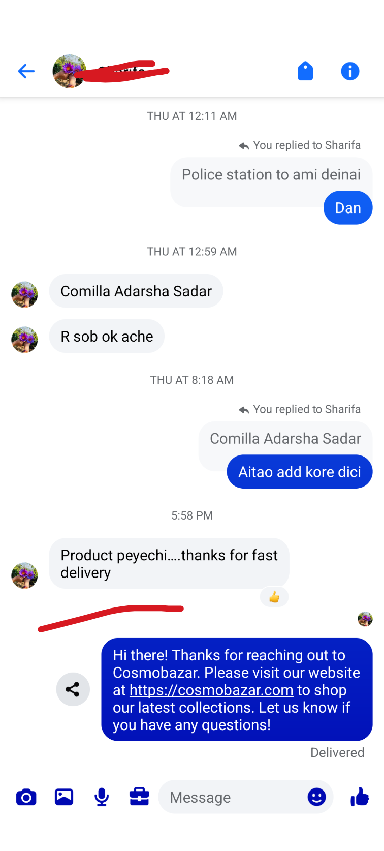 Customer review