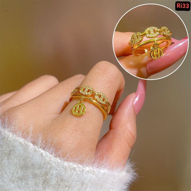 Real Zirocn Stainless Steel Rings Ri33Free SizeMaterials : Stainless Steel🌸