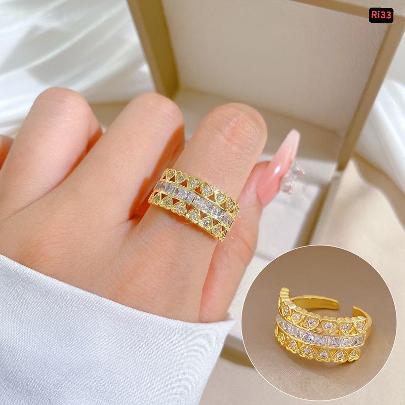 Real Zirocn Stainless Steel Rings Ri33Free SizeMaterials : Stainless Steel🌸