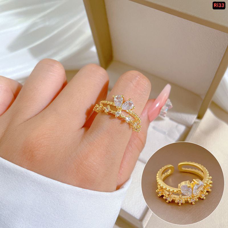 Real Zirocn Stainless Steel Rings Ri33Free SizeMaterials : Stainless Steel🌸