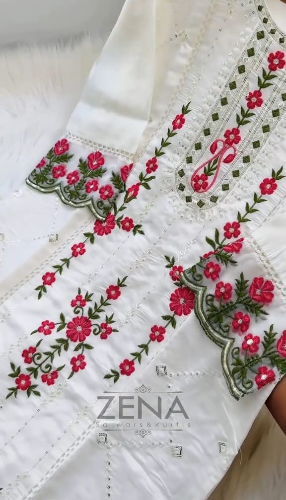 Luxury Embroidery Three Pieces thumbnail 2