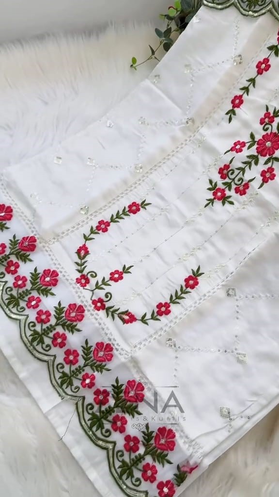 Luxury Embroidery Three Pieces thumbnail 4