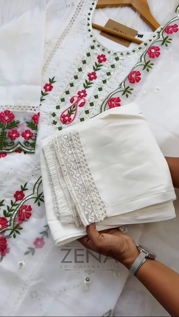 Luxury Embroidery Three Pieces thumbnail 6