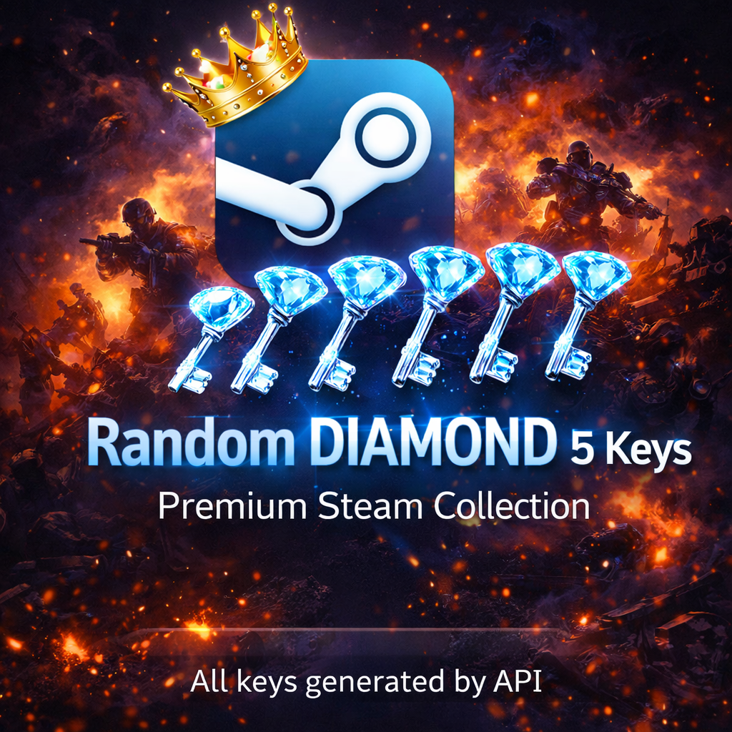 Random DIAMOND 5 Keys - Premium Steam Collection