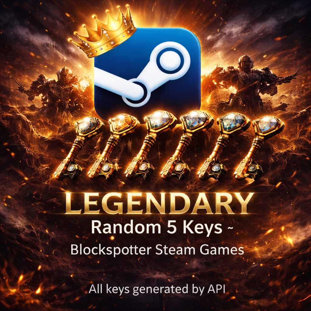 legendary Random 5 Keys - Blockbuster Steam Games