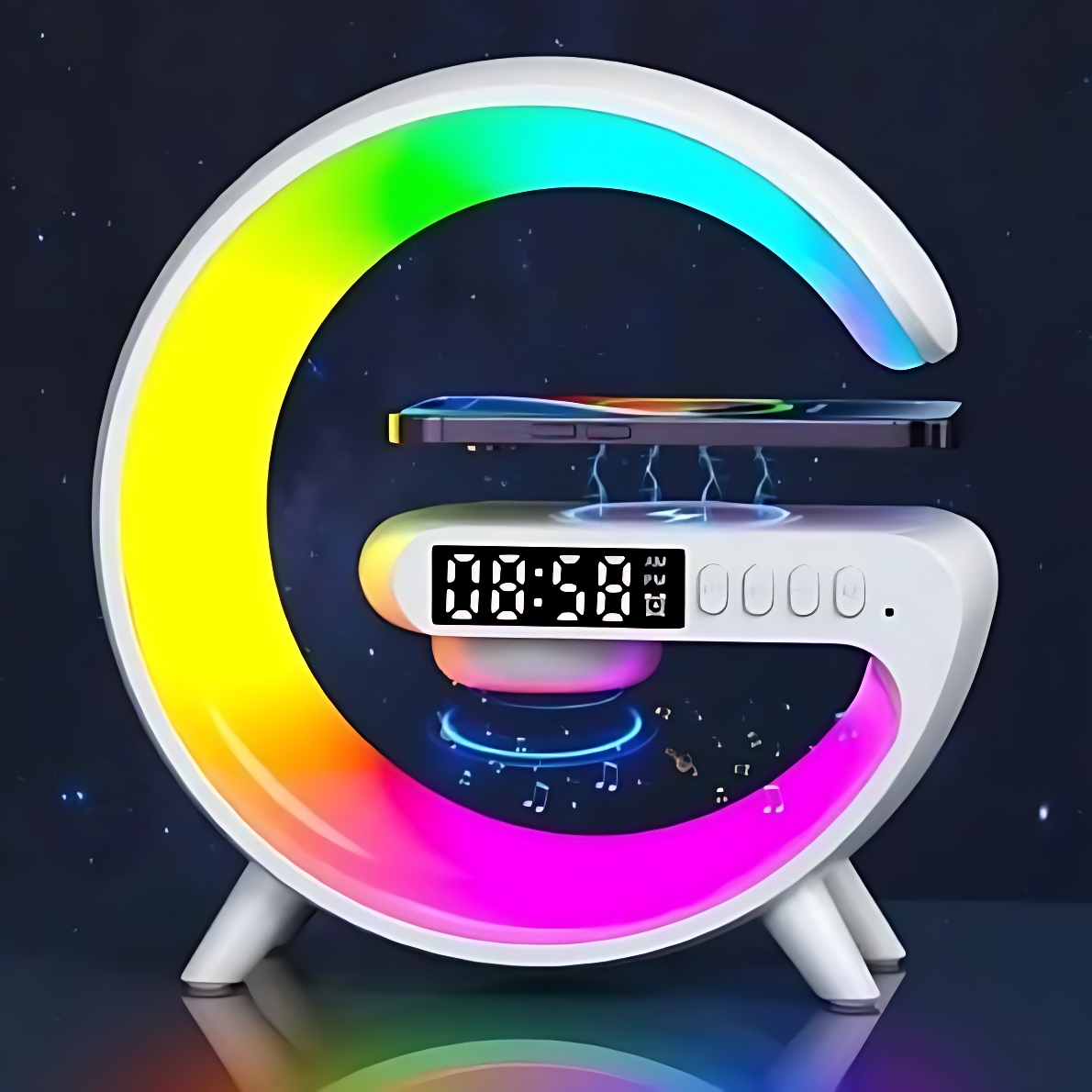G63 Smart Light Clock with Sunrise Alarm for Bedrooms_img_1