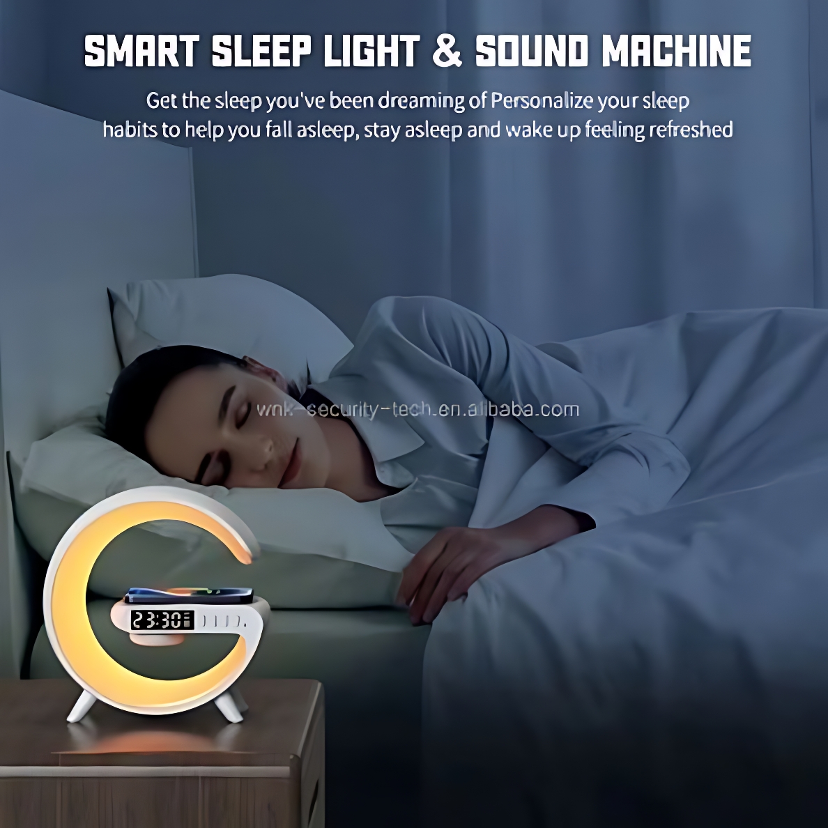 G63 Smart Light Clock with Sunrise Alarm for Bedrooms_img_2