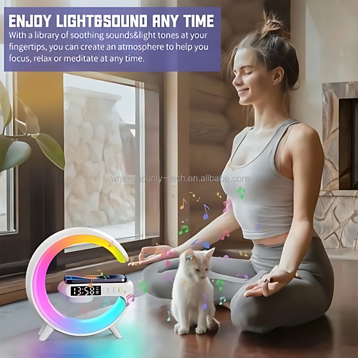 G63 Smart Light Clock with Sunrise Alarm for Bedrooms_img_4