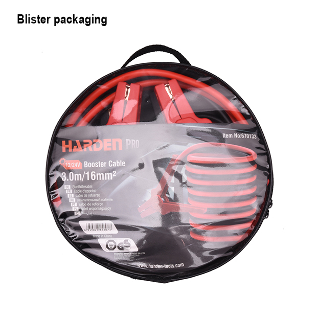 HARDEN 670133 3Mx16mm² Booster Cable 200A Emergency Power Start Cable Car Battery Jumper Cables Booster Line Copper Wire 670133_img_8