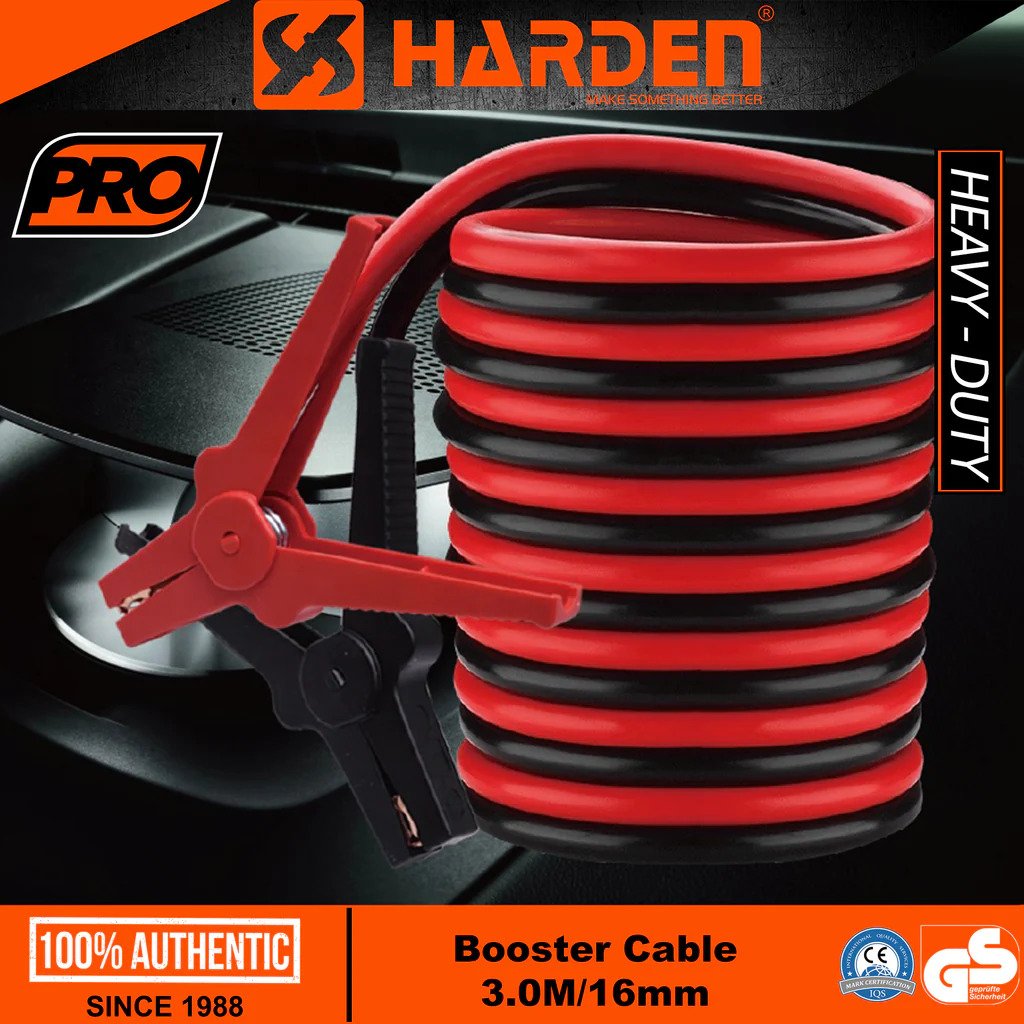 HARDEN 670133 3Mx16mm² Booster Cable 200A Emergency Power Start Cable Car Battery Jumper Cables Booster Line Copper Wire 670133_img_10