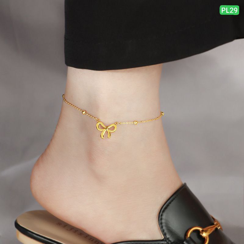 Bow Style stainless steel Anklet Payel PL29(Materials: Stainless steel Color guarantee