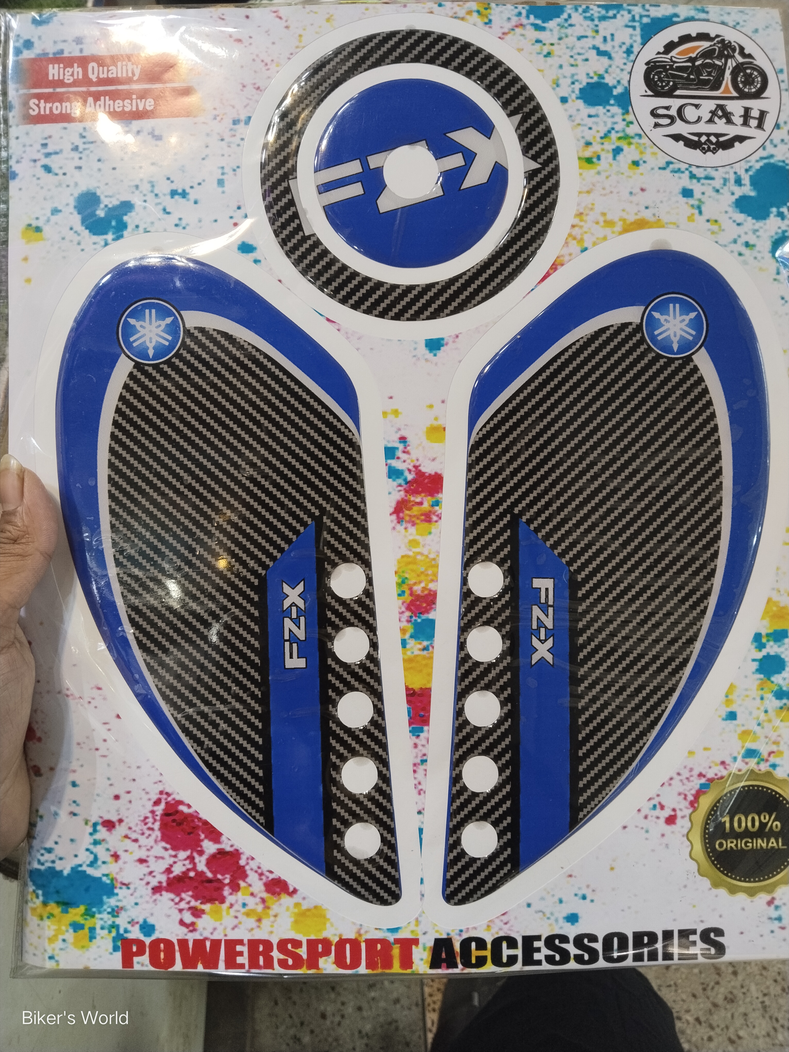 Premium Full Tank Pad Sticker For Yamaha FZ-X_img_0