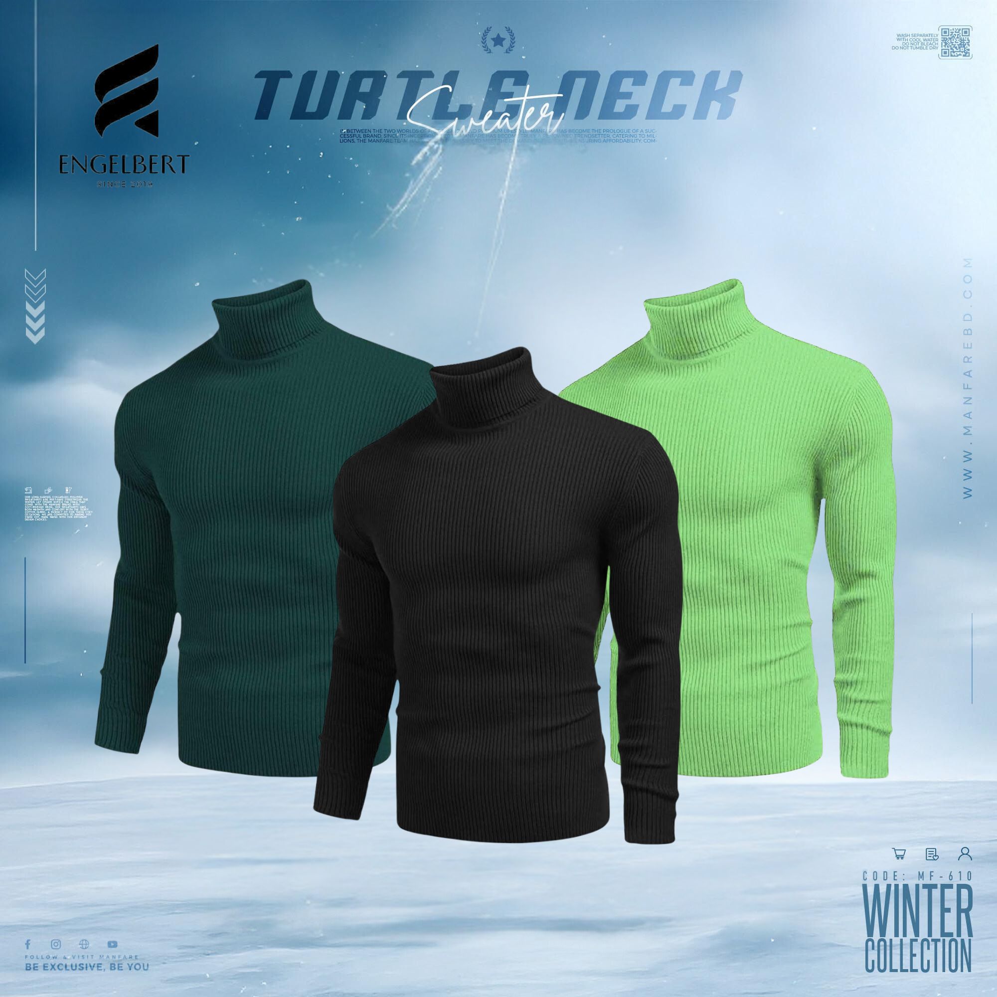 3 pieces Combo Deal Turtleneck Pullover combo 5_img_0
