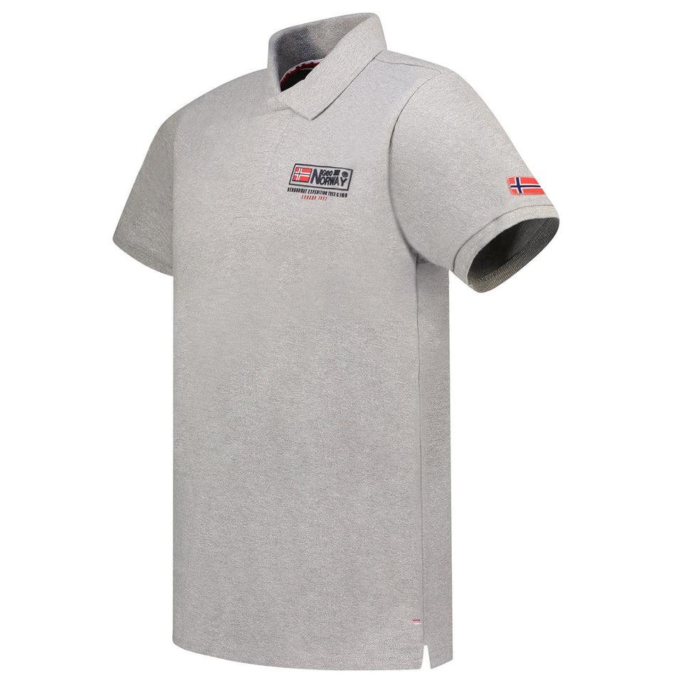 Men - Polo Short Sleeve 100% Cotton LIGHT GREY_img_2