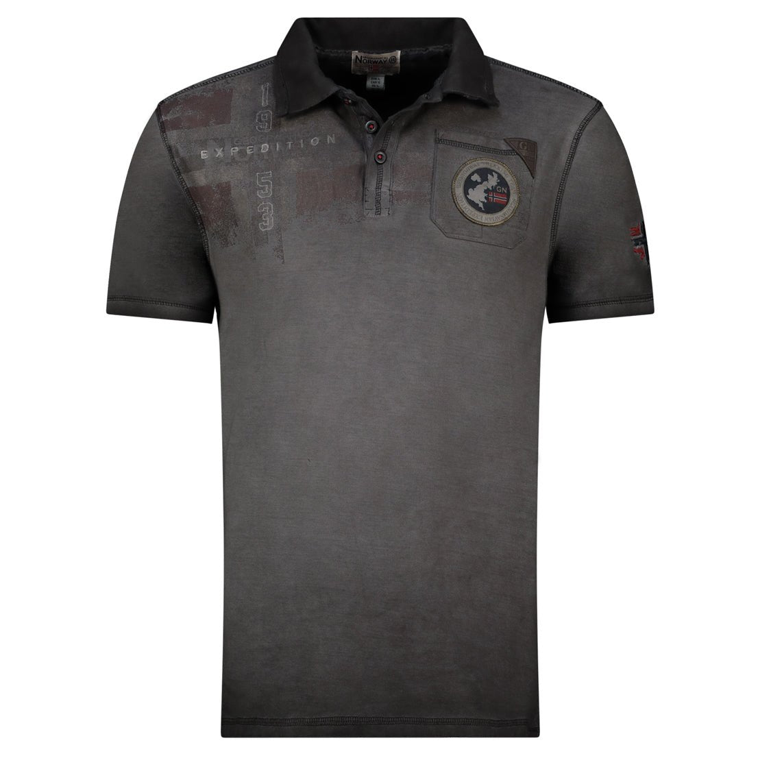 Men - Polo Short Sleeve 100% Cotton Black