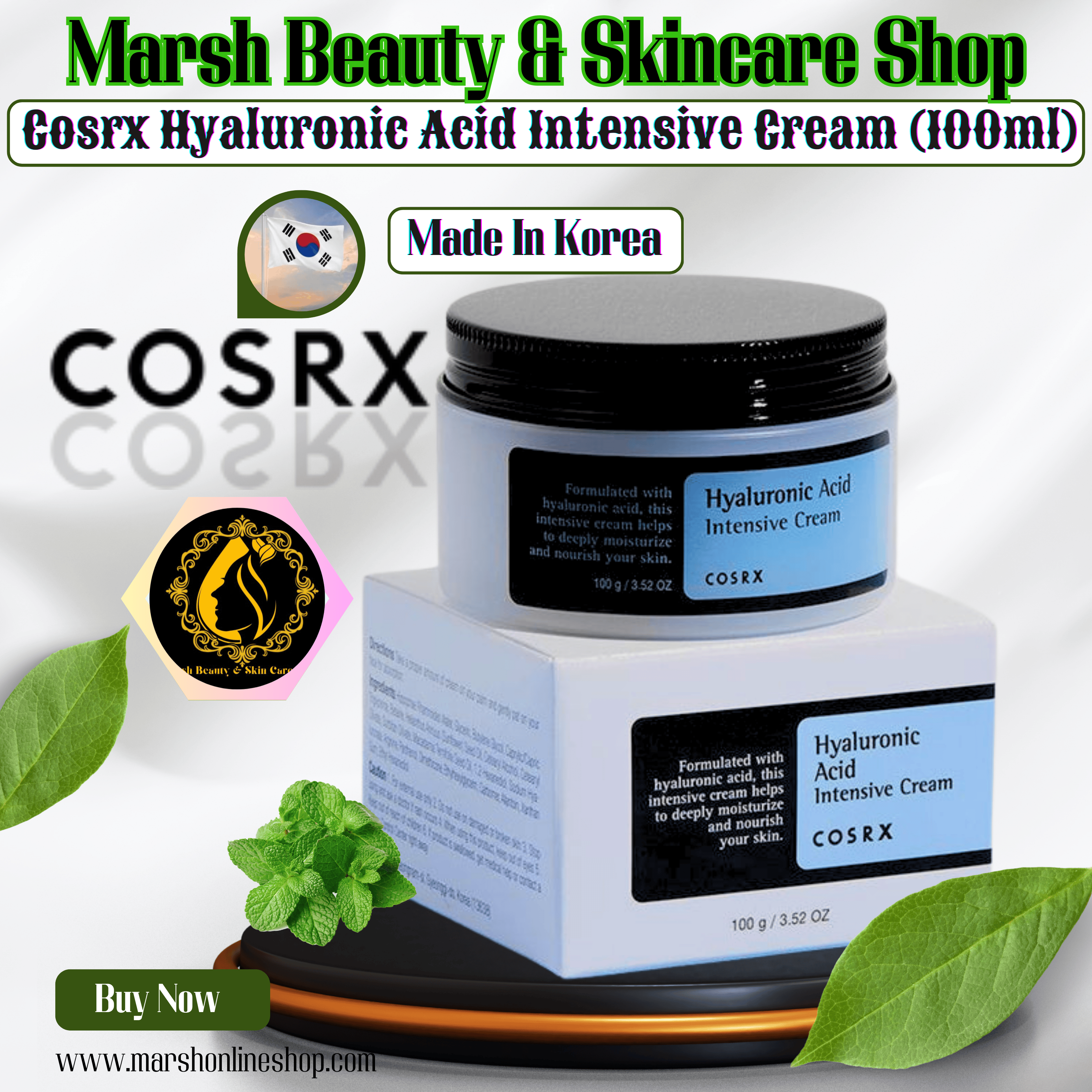 👉🔰Cosrx Hyaluronic Acid Intensive Cream (100ml)