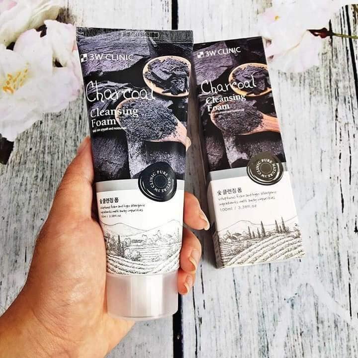 3W Clinic Charcoal Cleansing Foam_img_2