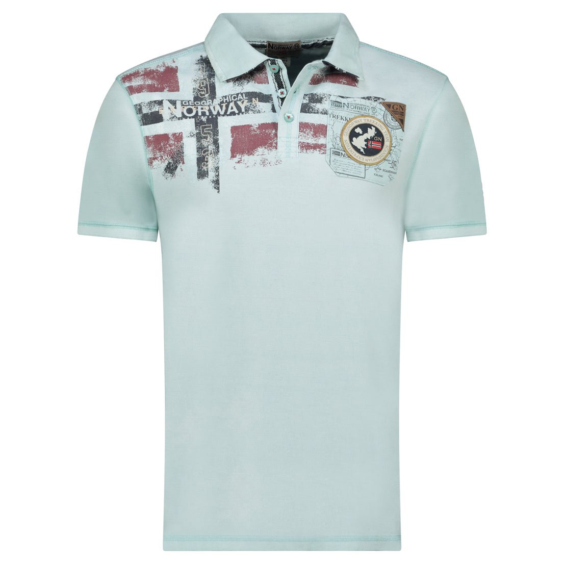 Men - Polo Short Sleeve 100% Cotton Mint
