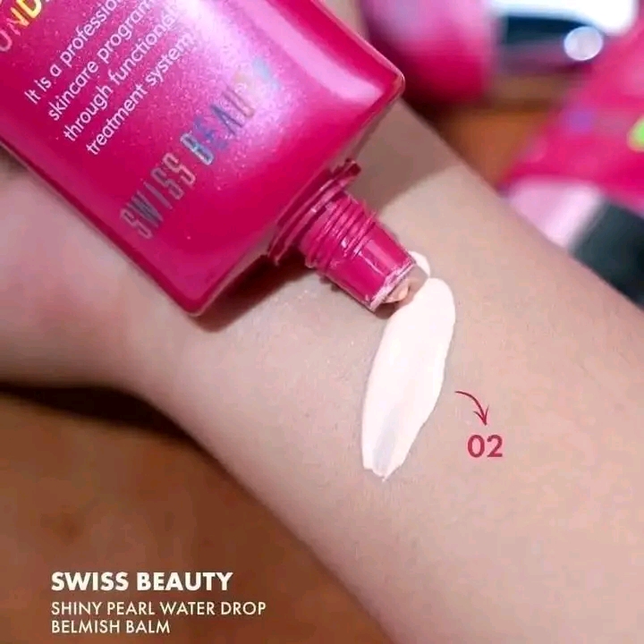 SWISS BEAUTY Matte Shiny Pearl Water Drop Blemish Balm Bb Foundation_img_1
