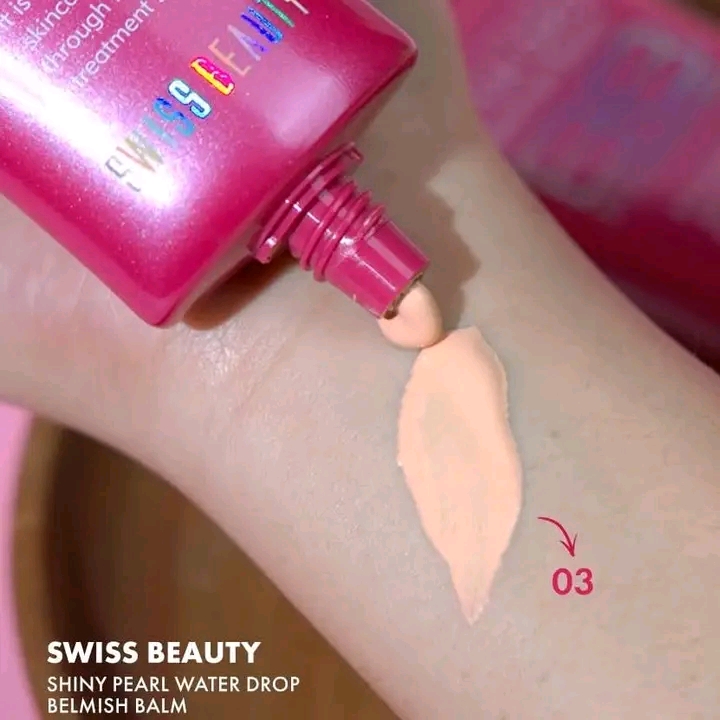 SWISS BEAUTY Matte Shiny Pearl Water Drop Blemish Balm Bb Foundation_img_2