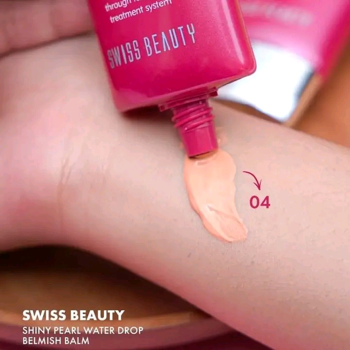 SWISS BEAUTY Matte Shiny Pearl Water Drop Blemish Balm Bb Foundation_img_3