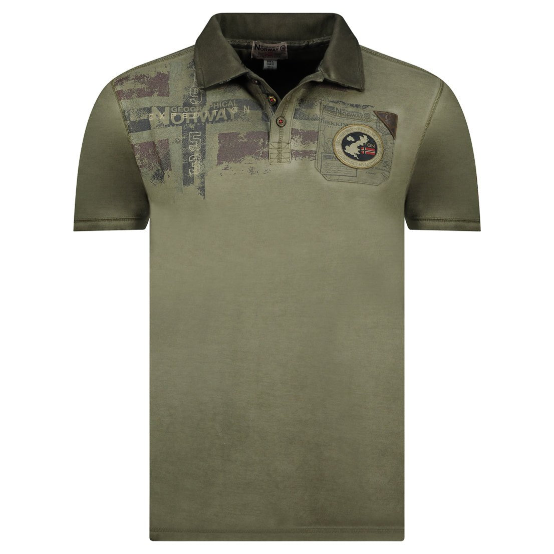 Men - Polo Short Sleeve 100% Cotton Khaki