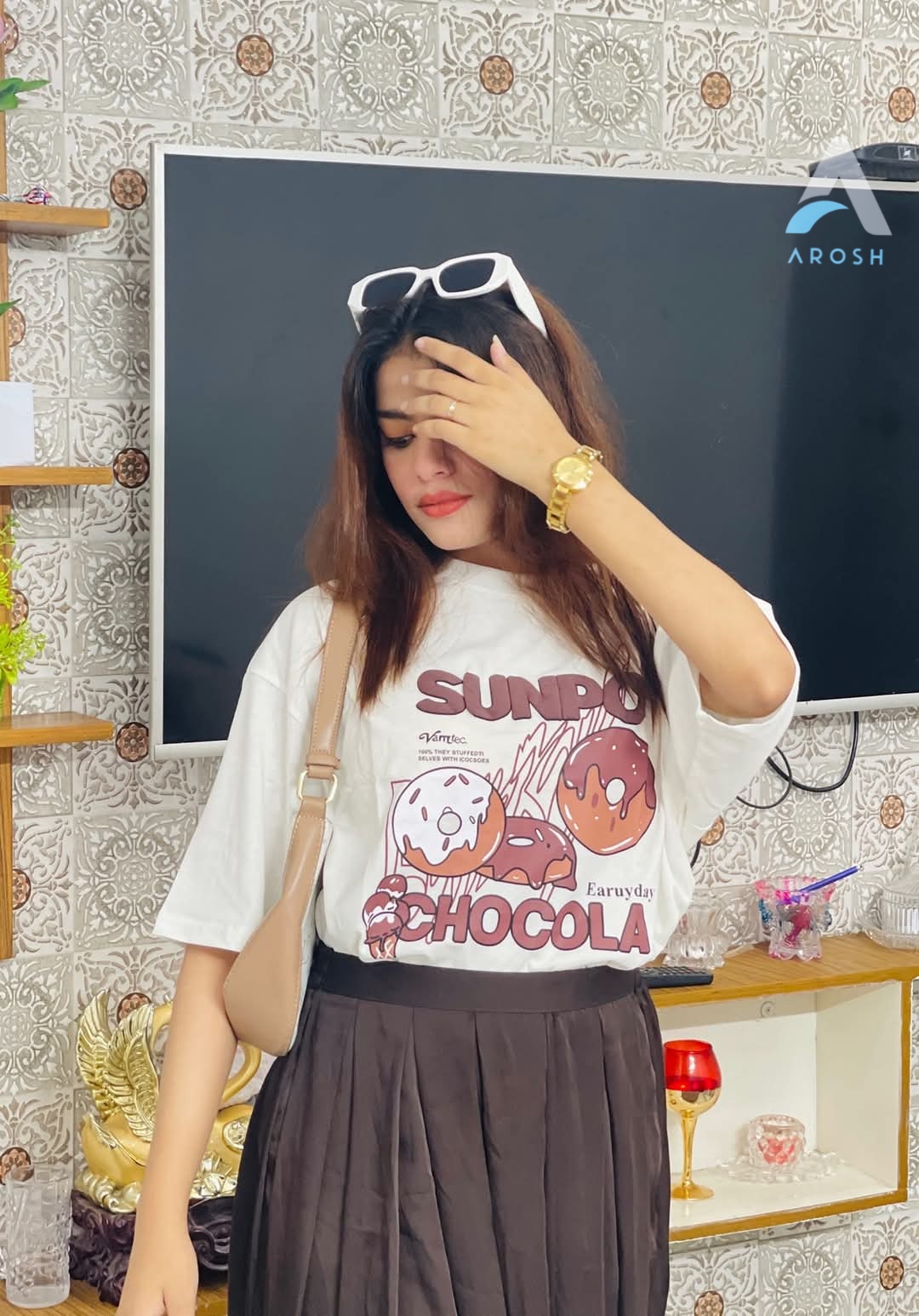 Ladies T-shirt (SUNPO CHOCOLA)
