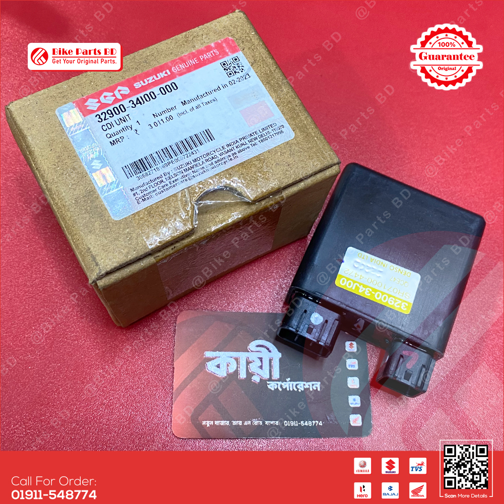CDI Unit for Suzuki Gixxer & Gixxer SF (Old Model) bike. thumbnail 2