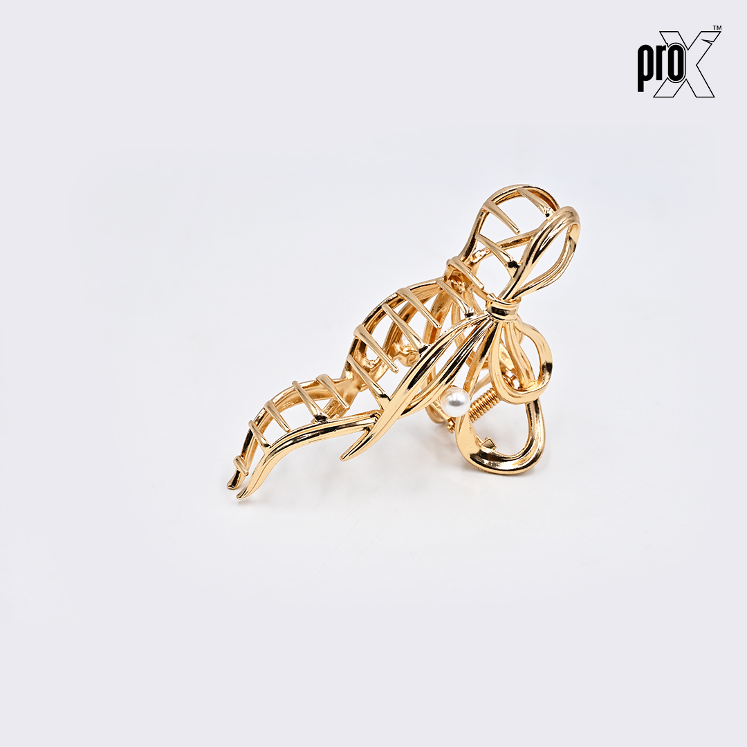 ProX Elegant Hair Grip for Women HG-101-11_Golden Color_img_2