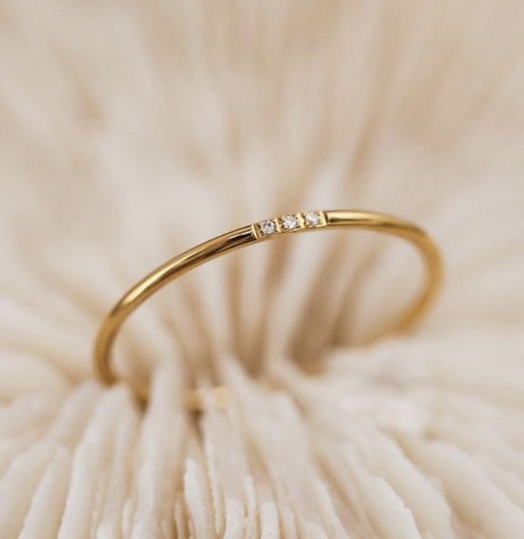 Minimalist ring (BEST SELLER)🔥 size -5_img_1