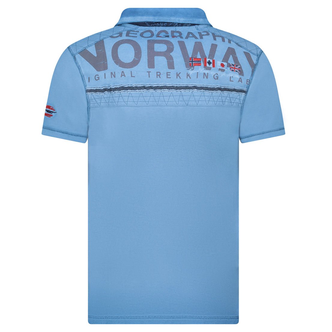 Men - Polo Short Sleeve 100% Cotton Blue_img_1