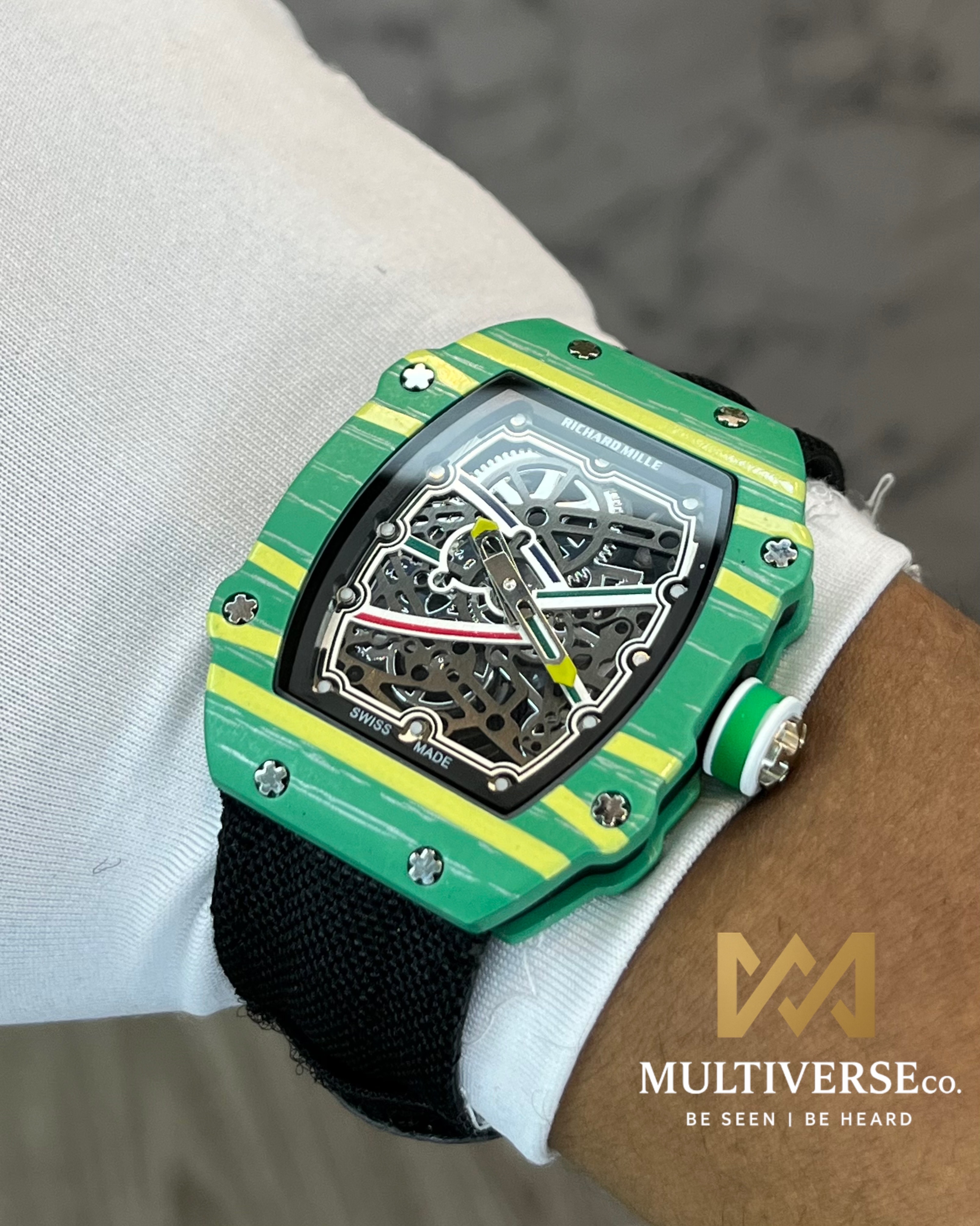 RM 67-02 "Alexander Zverev" (SEMI AAA) | BLACK BELT | GREEN BODY_img_0