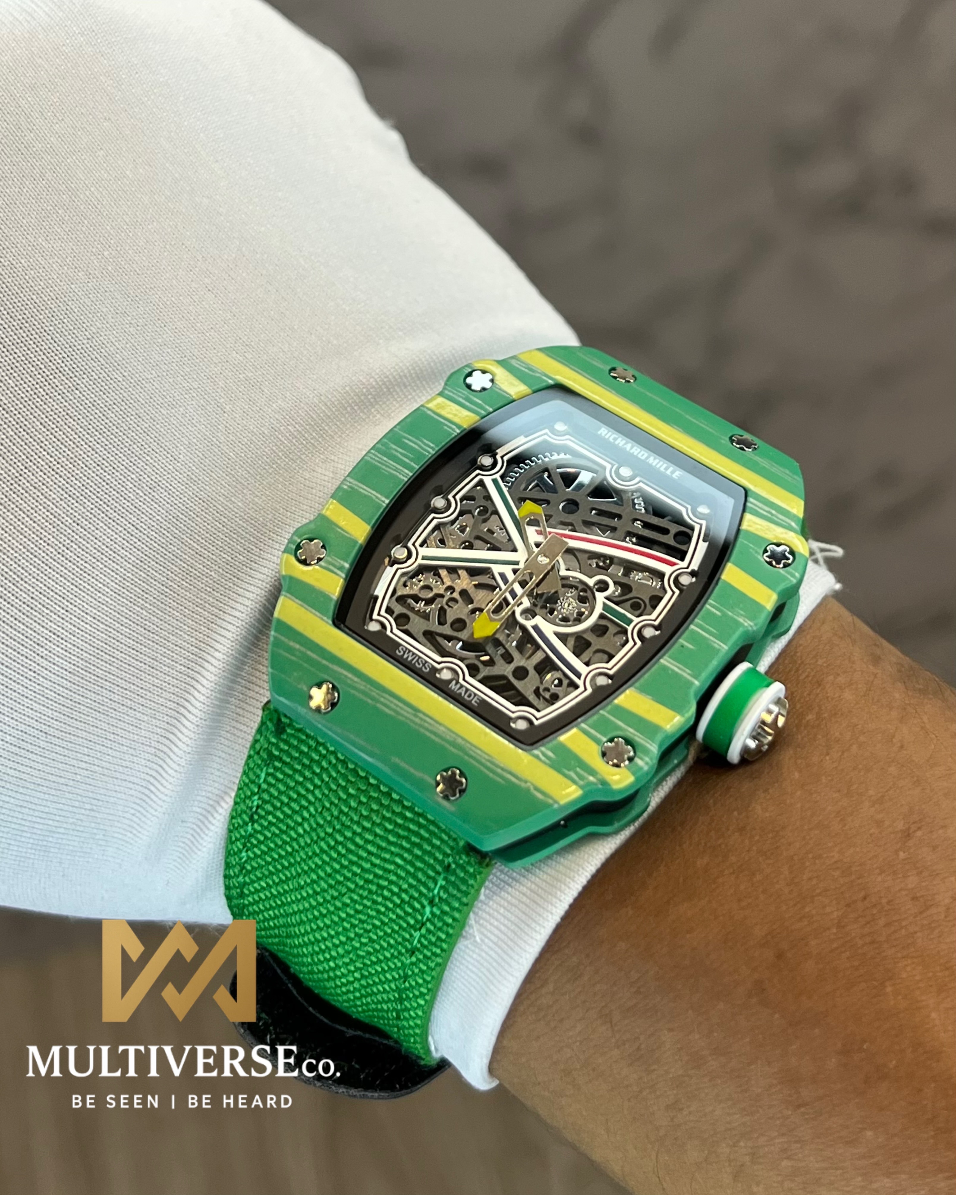 RM 67-02 "Alexander Zverev" (SEMI AAA) | BLACK BELT | GREEN BODY_img_8