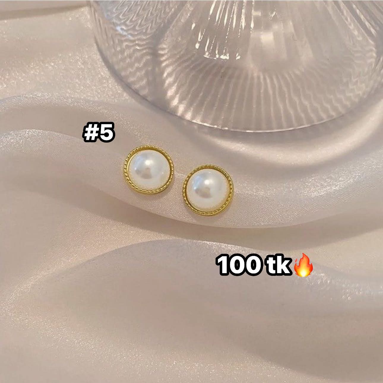 White Ear Ring-NS4411_img_1