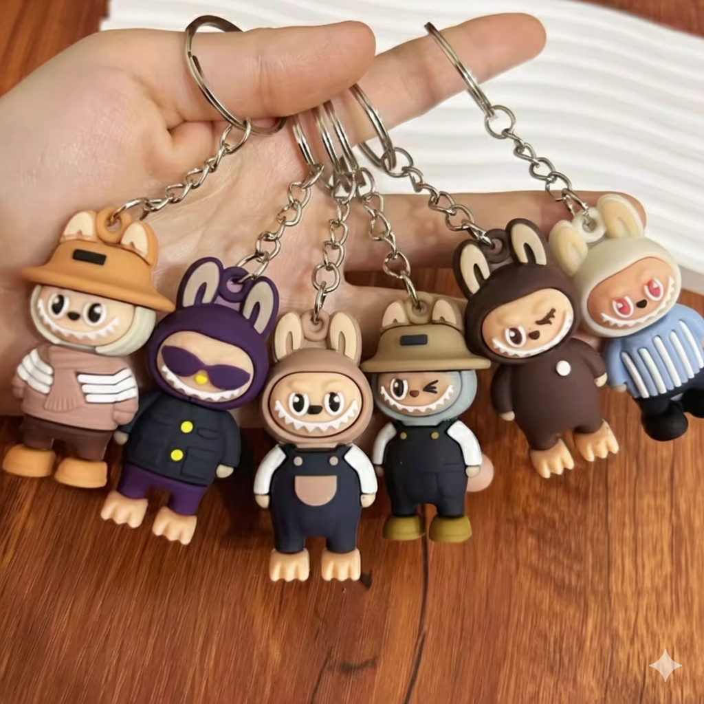 Labubu The Monsters Art Toy Keychain – Random Mystery Blind Bag (Series of 6)
