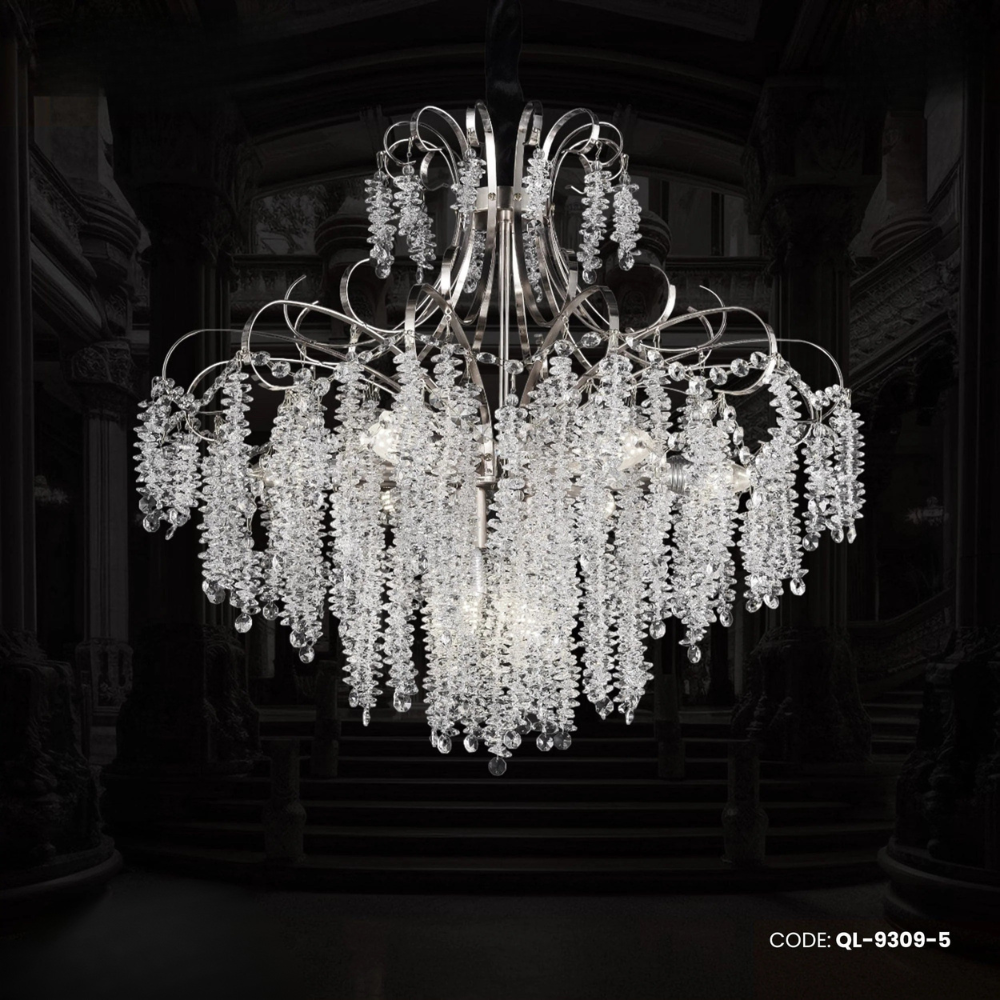 Qulik Baronial Beauty Luxury Decorative Chandelier 5 LED Ceiling Lights (QL-9309-5) Qulik Baronial Beauty Luxury Decorative Chandelier 5 LED Ceiling Lights (QL-9309-5) Qulik Baronial Beauty Luxury Decorative Chandelier 5 LED Ceiling Lights (QL-9309-5)