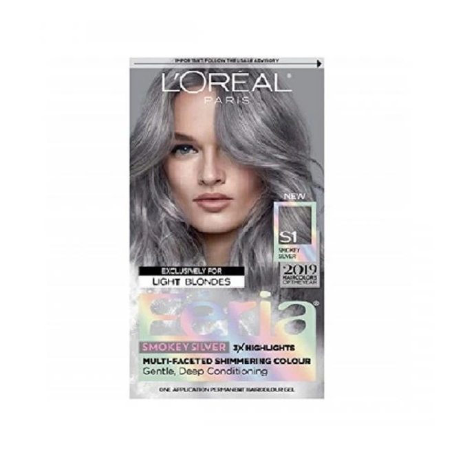 L'Oreal Paris Féria Multi - Faceted Shimmering Permanent Hair Color - Smokey Sil