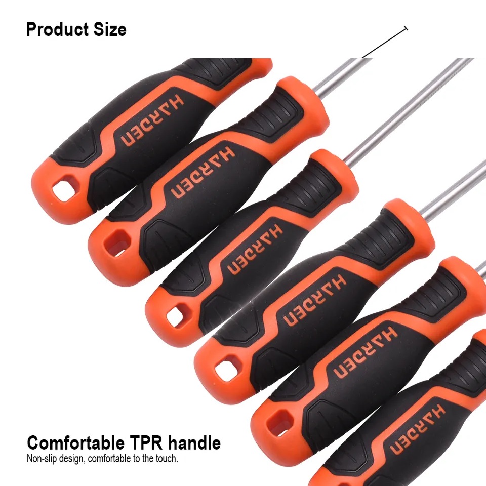 HARDEN 6Pcs Screwdriver Set Magnetic Precision Screw Drive 550396_img_5