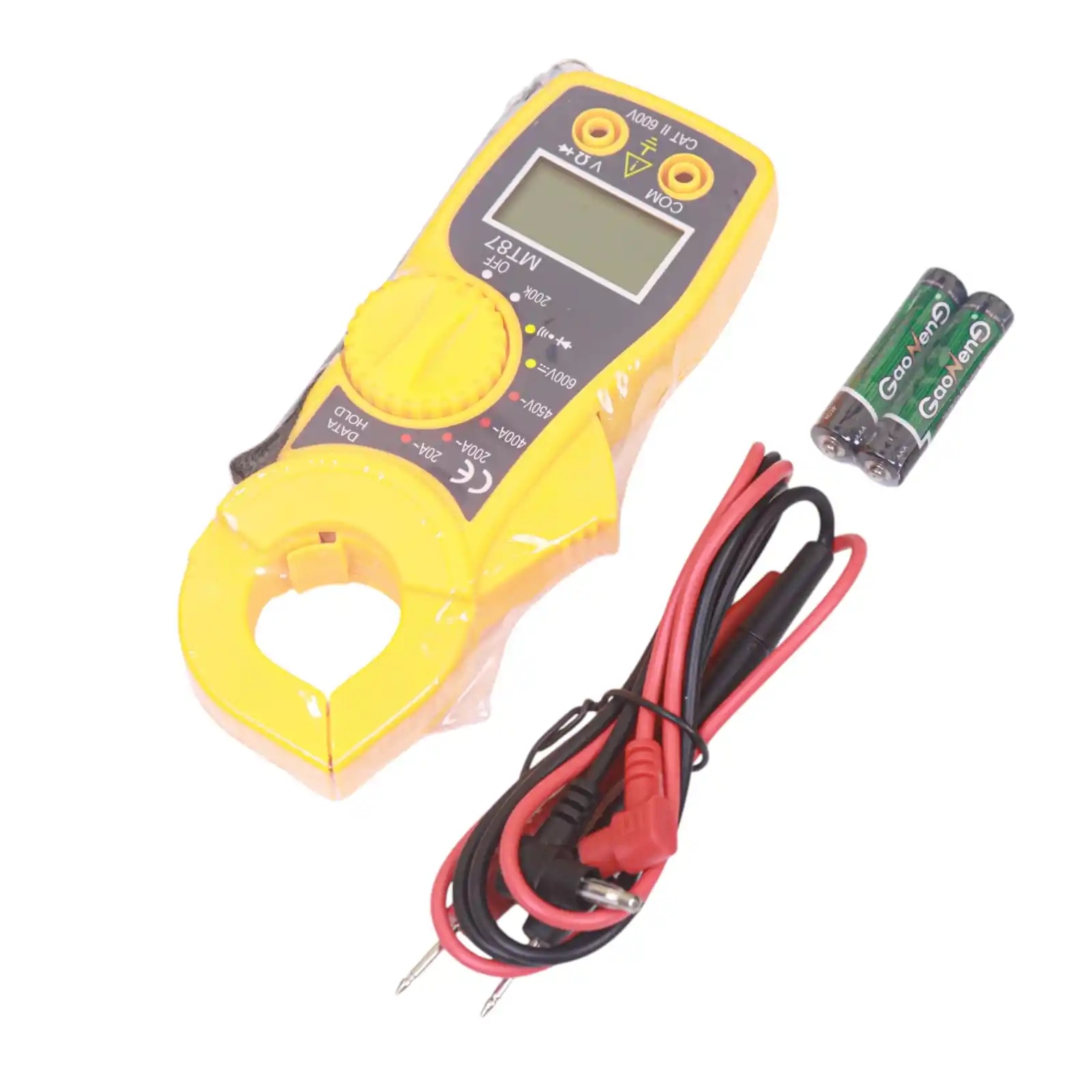 Yellow Digital Clamp Meter (Mini) for Industrial Use, Model Name/Number: Sun Top