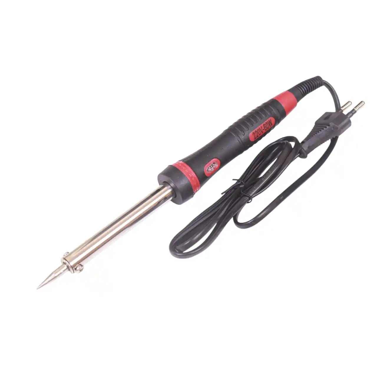 60-Watt Soldering Iron with Indicator Light - High-Performance Tool for Precision Soldering