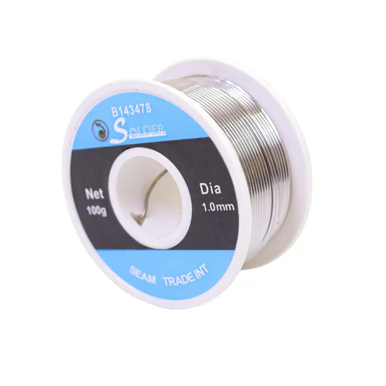 56. 1.0mm 100g Tin-Lead Melt Rosin Core Soldering Wire Reel – High-Quality Low Melting Point Wire for Electronics and DIY Projects
